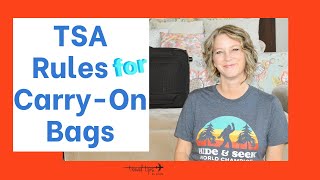 Basic TSA Rules For CarryOn Bags [upl. by Atkinson]