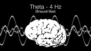 Supercharge Theta Binaural Beat  4Hz 1h Pure [upl. by Ameh]