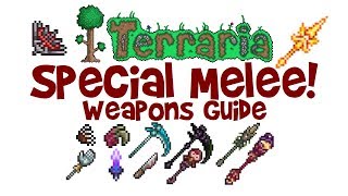 SPECIAL Terraria Melee Weapons Guide Vampire Knives Daybreak Melee Class [upl. by Glenden633]