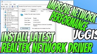 How To Manually Update To The Latest Realtek Network Driver Tutorial  Improve Network Performance [upl. by Annalise]