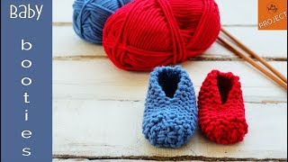 Baby Booties for absolute beginners  So Woolly [upl. by Mandler]