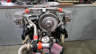 POWERHAUS Turbo EFI Aircooled Porsche Fanshroud VW Engine [upl. by Nerha437]