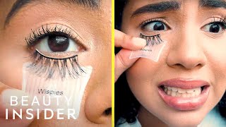 SelfAdhering False Lashes Are Perfect For Beginners [upl. by Haugen397]