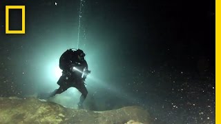 Diving in a Sacred Maya Cave  National Geographic [upl. by Nnarual]