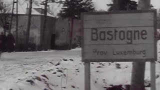 Original Film Footage of Bastogne WW2 [upl. by Ozmo]