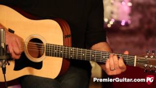 Review Demo  Taylor 150e 12String [upl. by Ydde]