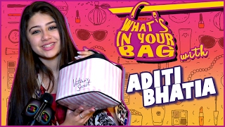 Aditi Bhatia aka Ruhis Handbag SECRET REVEALED  Whats In Your Bag [upl. by Inaluiak]