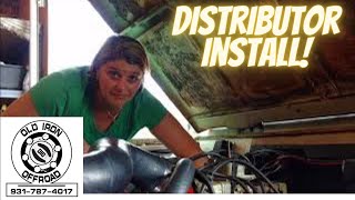 International Harvester how to distributor install [upl. by Paulette]