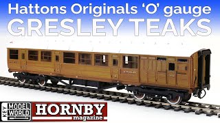 HM170 Hattons Gresley teak carriages for O gauge [upl. by Neely]