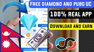 How To Get free daimond in Free Fire and pubg UC in Nepal  Rooter app review  Crazy Gamer krishna [upl. by Ahsinahs]