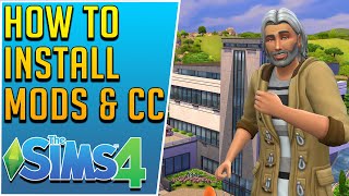 How to Install Mods and CC in The Sims 4 Step by Step Tutorial  Carls Guide [upl. by Nylknarf742]