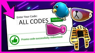 ALL ROBLOX PROMOCODES 2014  2021 [upl. by Kain]