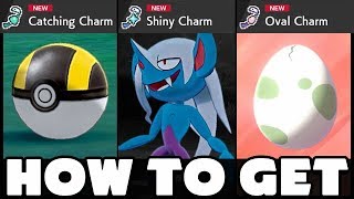 How To Get Shiny Charm Oval Charm and Catching Charm in Pokemon Sword and Shield [upl. by Eldreeda202]