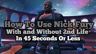 How To Use Nick Fury  Bleed Damage Monster [upl. by Wailoo]