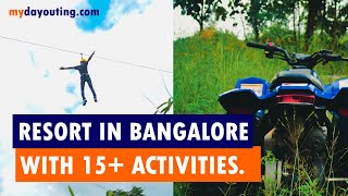 Resorts in Bangalore  15 Adventure Games  Hill View  Resorts near Bannerghatta road Bangalore [upl. by Baugh747]