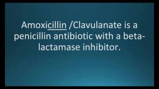 How to pronounce amoxicillin  clavulanate Augmentin Memorizing Pharmacology Flashcard [upl. by Olnay]