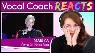 She Sings For Portugal  Mariza  Gente Da Minha Terra ao vivo Live  Vocal Coach Reacts [upl. by Farmann273]