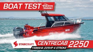 Tested  Stabicraft 2250 Centrecab with 225hp V6 Yamaha [upl. by Ieluuk877]