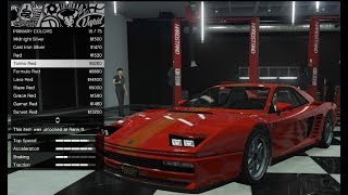 GTA 5 DLC Vehicle Customization Grotti Cheetah Classic [upl. by Japha]