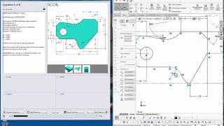 SolidWorks CSWA practice exam [upl. by Nolahp758]