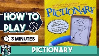 How to Play Pictionary in 3 Minutes [upl. by Einrae]