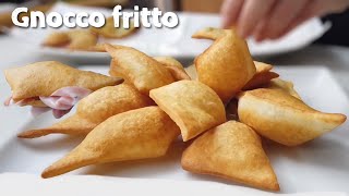 GNOCCO FRITTO o CRESCENTINE veloce senza lievitazione [upl. by Anastatius77]