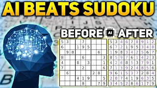 Sudoku Solver Ai Beats Puzzle in 9 Seconds [upl. by Eenhpad]