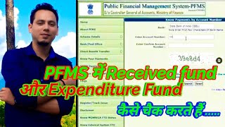 How to check Received fund and expenditure in PFMS PFMS Part3 [upl. by Atinomar941]