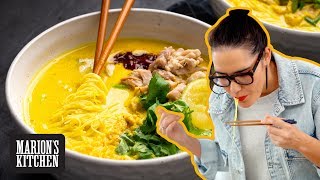 Indonesian Soto Ayam Chicken Noodle Soup  Marions Kitchen [upl. by Plafker]