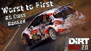 Worst to First  R5 Class Ranked  Tarmac  DiRT Rally 20 [upl. by Krys]