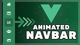 Animated Navbar using CSS Vue and Vue Router [upl. by Tiemroth]