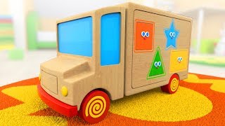 Learn Shapes  Cartoon for toddlers with Tino [upl. by Larrie]