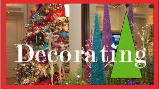 Colorful Christmas Tree Decorations  Christmas Decorating [upl. by Ardnoel]