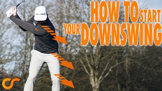 HOW TO START THE DOWNSWING  EASY METHOD [upl. by Bohman193]