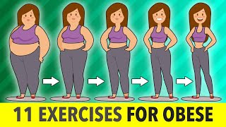 11 Exercises For Obese Beginners At Home [upl. by Newcomb]