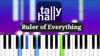 Tally Hall  Ruler of Everything Piano Tutorial [upl. by Olegnalehcim712]