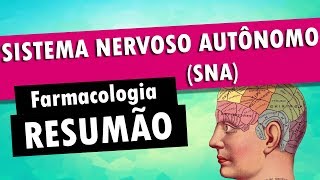 Farmacologia do SISTEMA NERVOSO AUTÔNOMO SNA [upl. by Cristina]