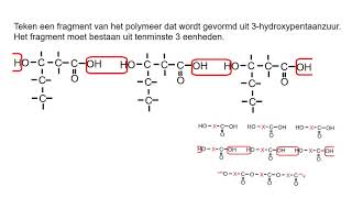 Hoe teken ik de structuurformule van een polymeer kort condensatiepolymeren [upl. by Assirk]