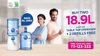 NESTLÉ PURE LIFE  New Account Opening Offer  FREE Tabletop Dispenser  2 Refills [upl. by Aninahs]