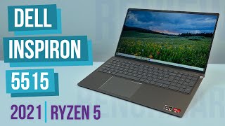 New for 2021 Dell Inspiron 15 5515 5500U AMD Ryzen 5 Laptop Review [upl. by Shue477]