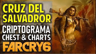 Cruz Del Salvador Criptograma Chest amp Charts Locations  Valle De Oro  FAR CRY 6 Collectibles [upl. by Barolet]