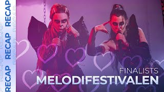 Melodifestivalen 2025 Sweden  Finalists  RECAP [upl. by Koosis]