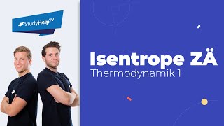 Isentrope Zustandsänderung Thermodynamik StudyHelp [upl. by Haodnanehs]