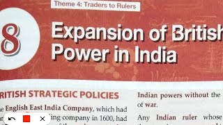 ICSE class 8 history chapter 8 Expansion of British Power in India [upl. by Lierbag]