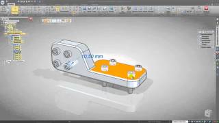 Solid Edge  Part pattern in assy [upl. by Ramas]