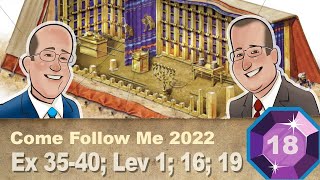 Scripture Gems S03E18Come Follow Me Exodus 3540 Lev 1 16 19 [upl. by Doowle]