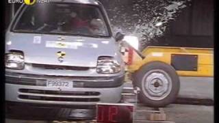 Euro NCAP  Renault Clio  2000  Crash test [upl. by Esyla]