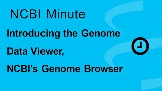 NCBI Minute Introducing the Genome Data Viewer NCBIs Genome Browser [upl. by Ahsikrats]