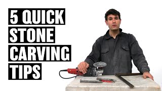 5 Quick Sculpture amp Stone Carving Tips  Sculpture Tutorial [upl. by Euqilegna733]