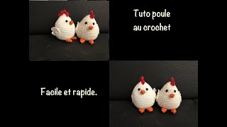 Tuto poule au crochet [upl. by Latona]